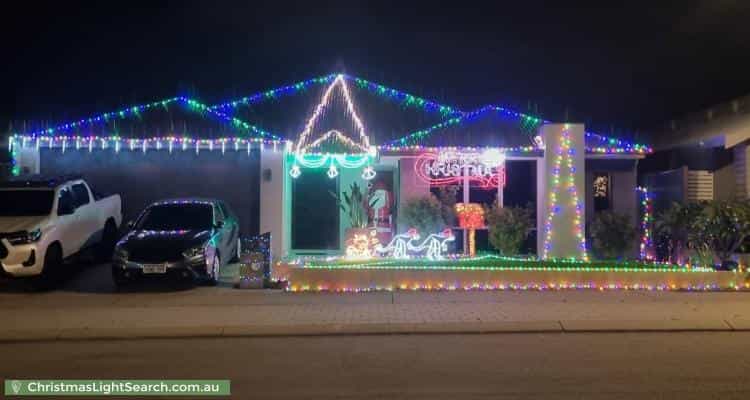 Christmas Light display at 27 Majorelle Way, Eglinton