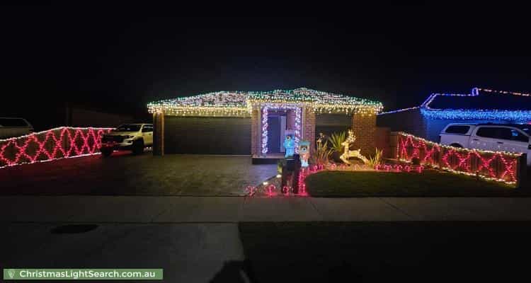 Christmas Light display at 5 Pepper Crescent, Drouin