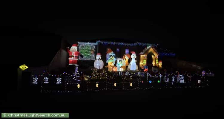 Christmas Light display at 32 Verdant Road, Truganina