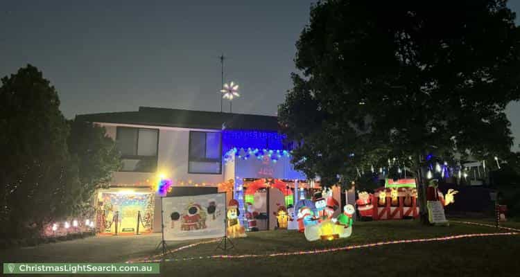 Christmas Light display at 20 Peppermint Crescent, Kingswood
