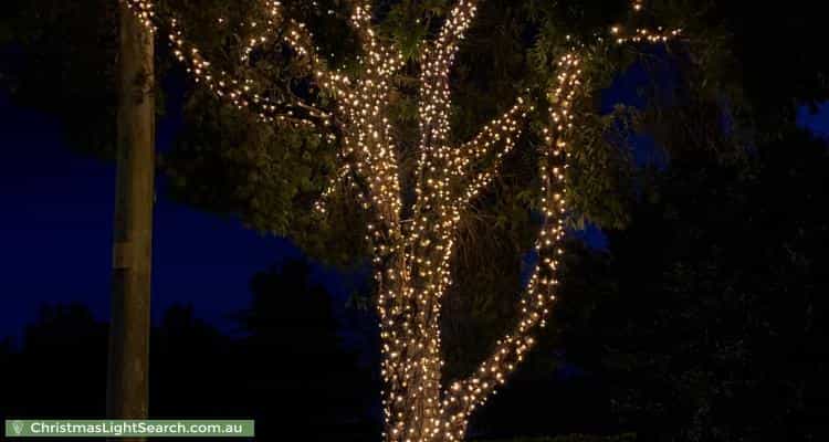 Christmas Light display at 13 Fulham Close, Frankston South
