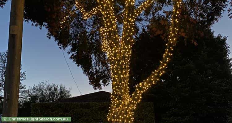 Christmas Light display at 13 Fulham Close, Frankston South