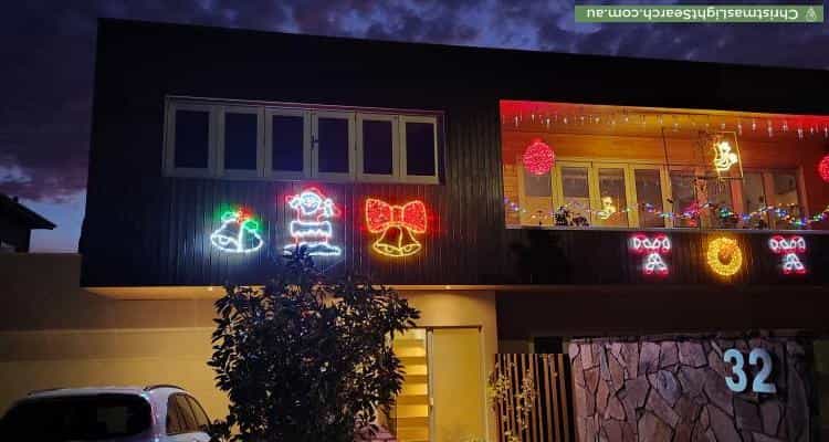 Christmas Light display at 32 Powell Street West, Ocean Grove