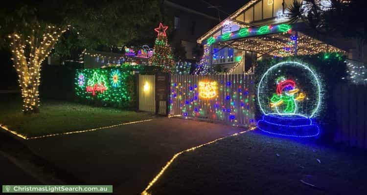 Christmas Light display at  Fairy Street, Moorooka
