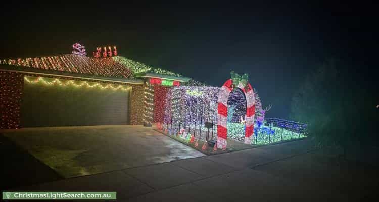 Christmas Light display at 2 Medieval Crescent, Mooroopna