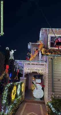 Christmas Light display at 46 Briggs Street, Caulfield