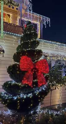 Christmas Light display at 46 Briggs Street, Caulfield