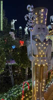 Christmas Light display at 46 Briggs Street, Caulfield