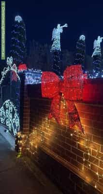 Christmas Light display at 46 Briggs Street, Caulfield