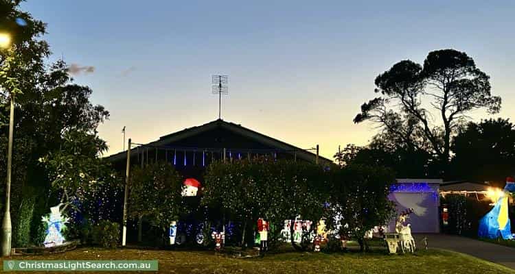 Christmas Light display at 37 Hansons Road, North Nowra