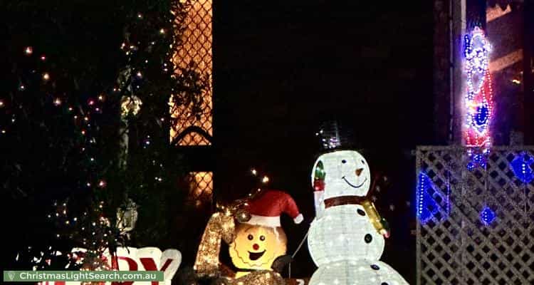 Christmas Light display at 37 Hansons Road, North Nowra