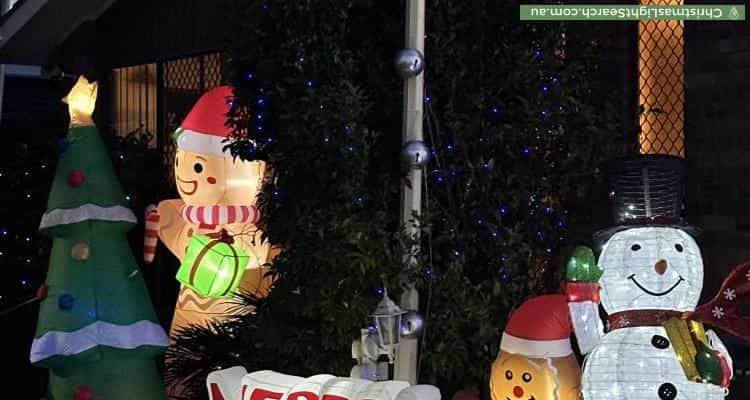 Christmas Light display at 37 Hansons Road, North Nowra
