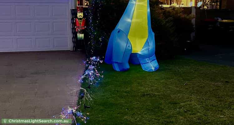 Christmas Light display at 37 Hansons Road, North Nowra