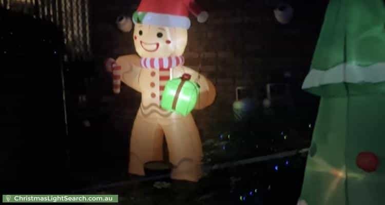 Christmas Light display at 37 Hansons Road, North Nowra