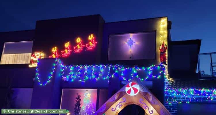 Christmas Light display at 44 Wallace Avenue, Murrumbeena