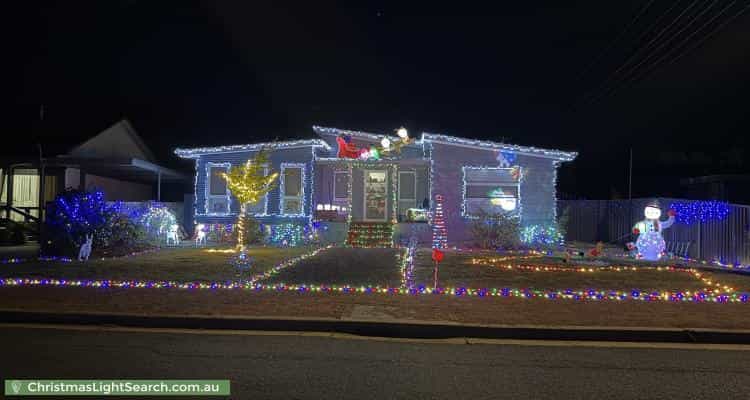 Christmas Light display at 147 Carwoola Street, Queanbeyan East