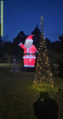Christmas Light display at 52-54 Caserta Drive, Berwick