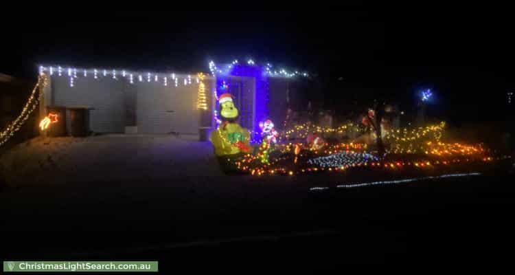 Christmas Light display at 33 Cordage Court, Seaford Meadows