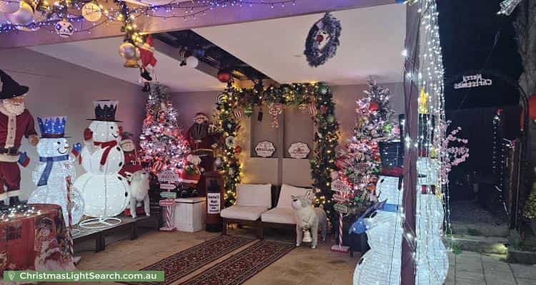 Christmas Light display at 33 Osborne Avenue, Trevallyn