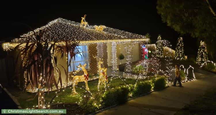 Christmas Light display at 3 Heathland Avenue, Warragul