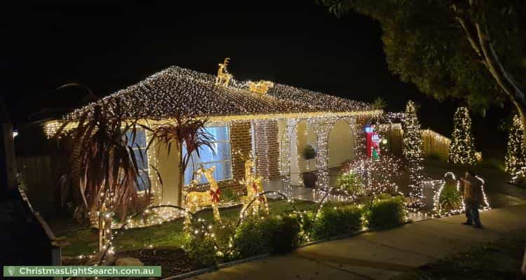 Christmas Light display at 3 Heathland Avenue, Warragul