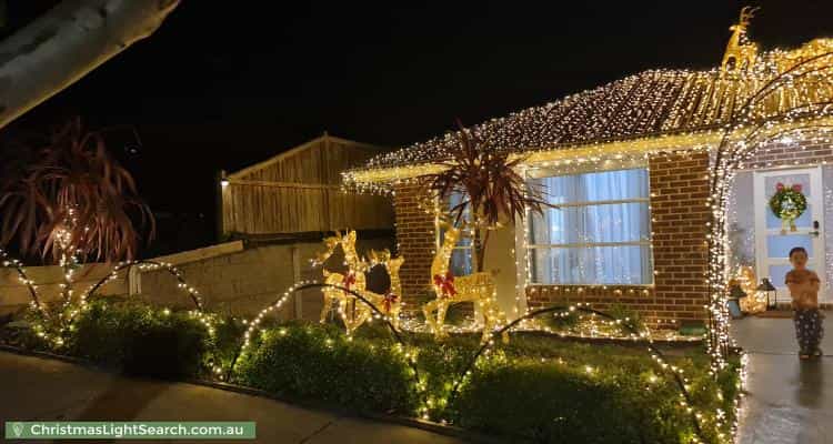Christmas Light display at 3 Heathland Avenue, Warragul
