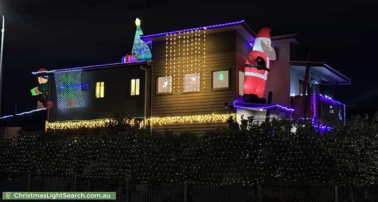 Christmas Light display at 14 Darrau Avenue, Yarrabilba