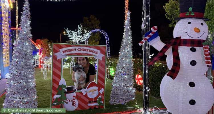 Christmas Light display at 93 Pleasantview Parade, Baldivis