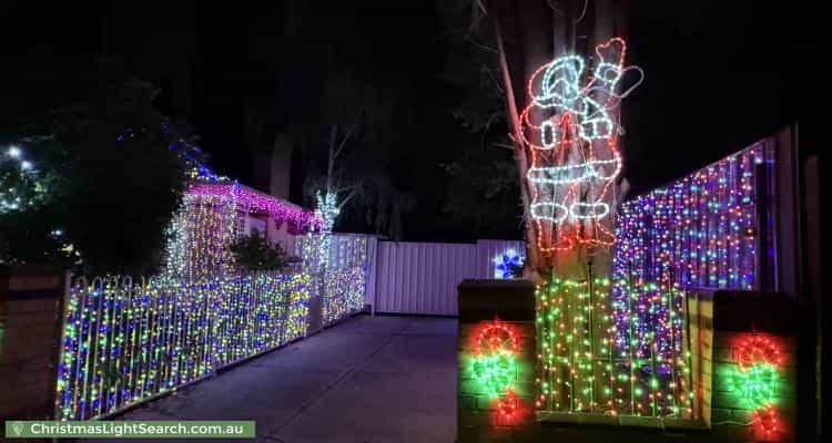 Christmas Light display at 18 Hurley Street, Reservoir