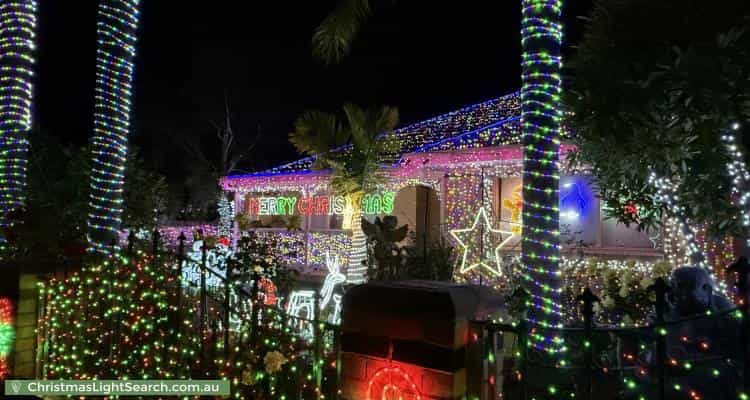 Christmas Light display at 18 Hurley Street, Reservoir