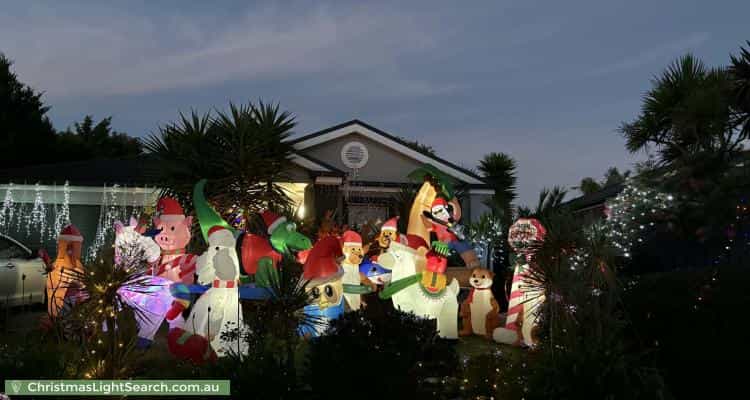 Christmas Light display at 7 Marquis Avenue, Mornington