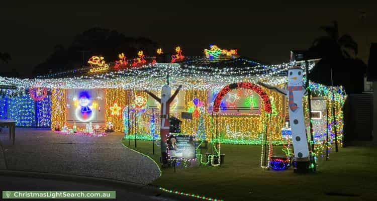 Christmas Light display at 14 Palena Crescent, Saint Clair