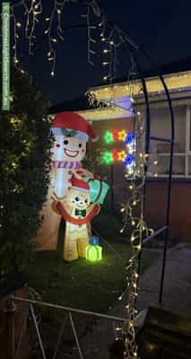 Christmas Light display at 28 Isabella Street, Moorabbin