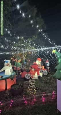 Christmas Light display at 25 Lennard Drive, Moana