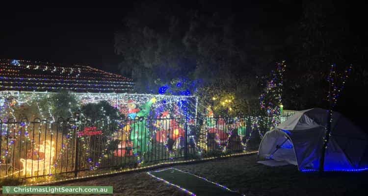 Christmas Light display at 25 Lennard Drive, Moana