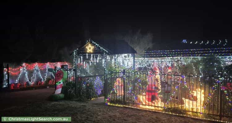 Christmas Light display at 25 Lennard Drive, Moana