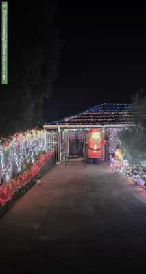 Christmas Light display at 25 Lennard Drive, Moana
