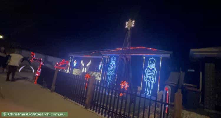 Christmas Light display at 252 Petherton Road, Andrews Farm