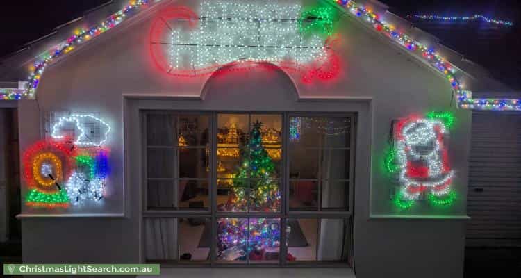 Christmas Light display at 57 Gulfview Road, Blackwood