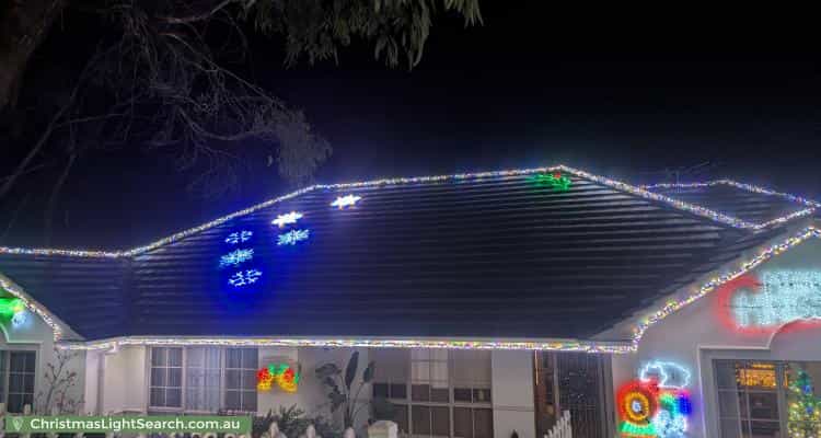 Christmas Light display at 57 Gulfview Road, Blackwood