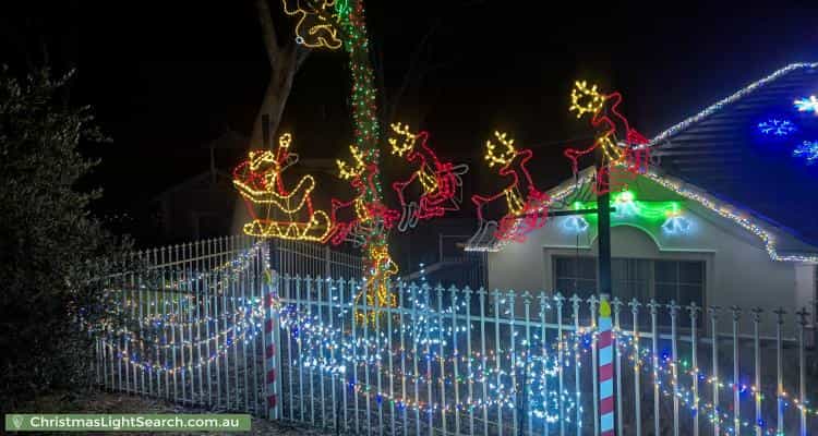 Christmas Light display at 57 Gulfview Road, Blackwood