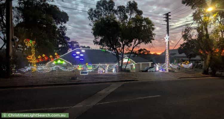 Christmas Light display at 57 Gulfview Road, Blackwood