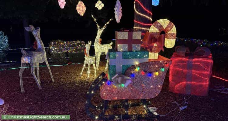 Christmas Light display at 16 Tormey Street, Balwyn North