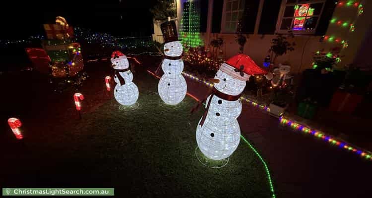 Christmas Light display at 16 Tormey Street, Balwyn North