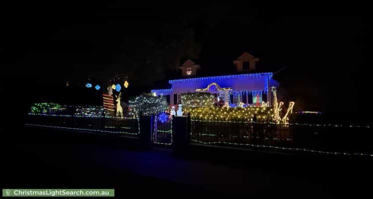 Christmas Light display at 16 Tormey Street, Balwyn North