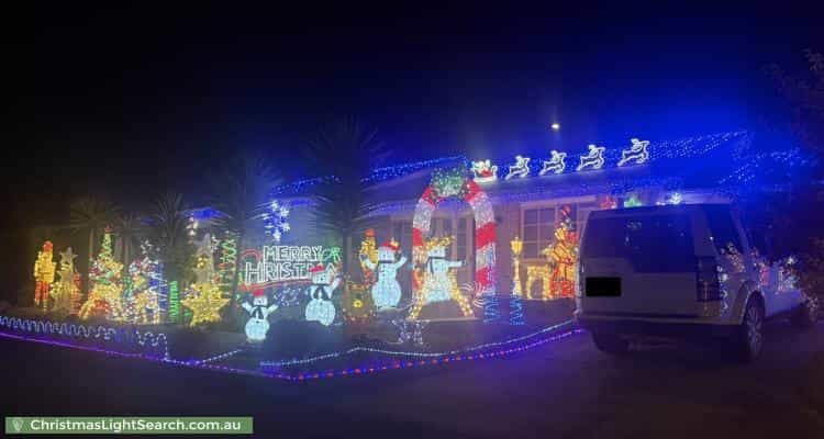 Christmas Light display at 1 Johns Lane, Hahndorf