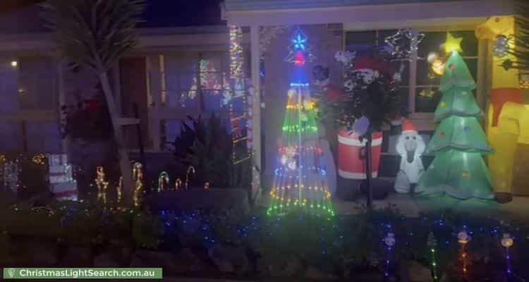 Christmas Light display at 1 Johns Lane, Hahndorf