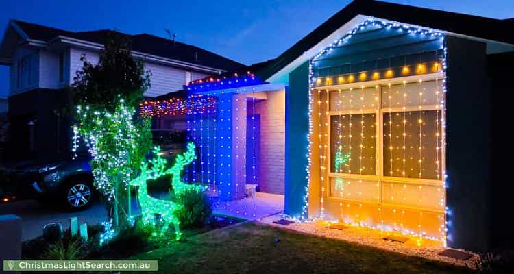 Christmas Light display at 23 Evergreen Street, Armstrong Creek