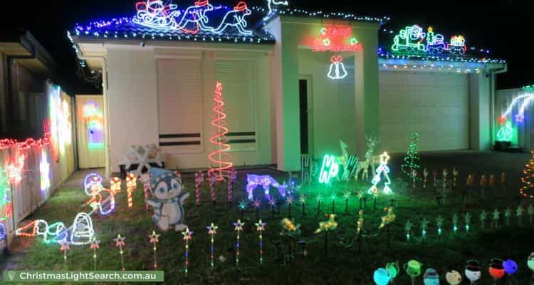 Christmas Light display at 14A Fulton Street, Gilles Plains