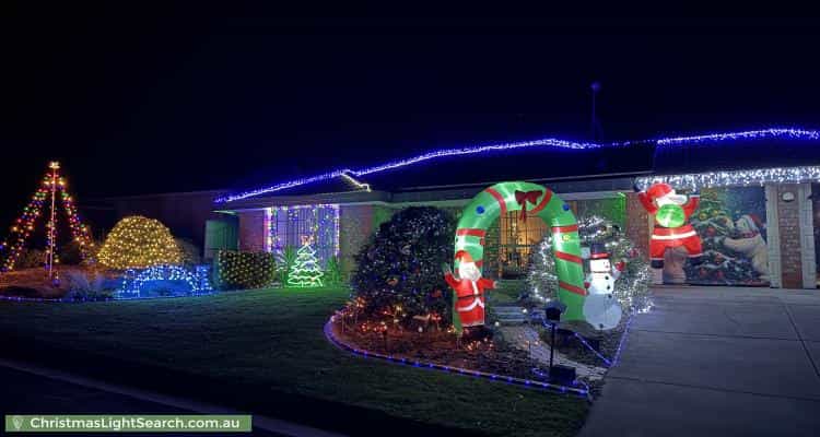 Christmas Light display at 13 Amelio Walk, Flagstaff Hill